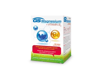 GS Magnesium + vitamin B6 (100tbl/kra)