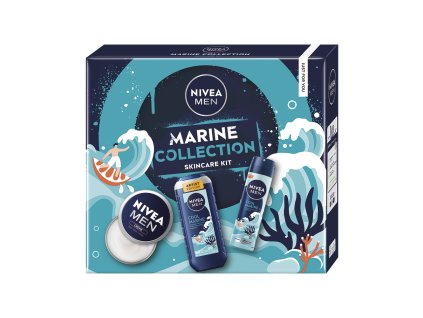 Kazeta: NIVEA M Krém JM 150ml AP Cool Marine 150ml SG Cool Marine 250ml Ks