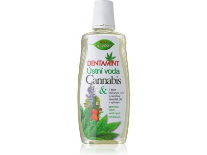 BC Bione Cosmetics Dentamint ústní voda Cannabis 500 ml