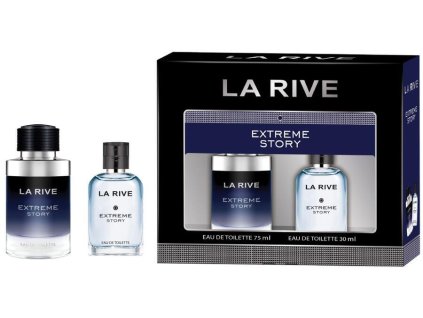 LA RIVE Extreme Story, set edt 75ml + edt 30ml