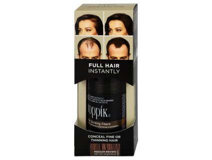 TOPPIK vlasová vlákna Medium brown, 12g