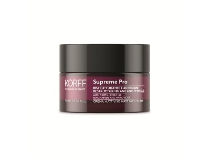 KORFF SUPREME PRO HYDRATAČNÍ PLEŤOVÝ KRÉM S MATUJÍCÍM EFEKTEM, 50 ml