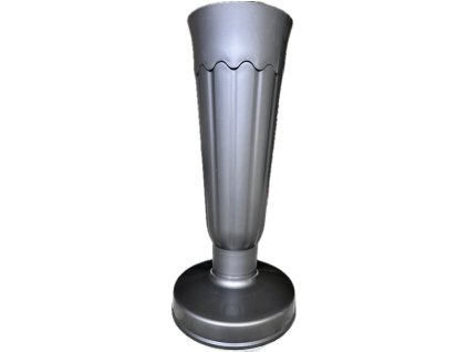 Madona hřbitovní váza plast se zátěží 32 cm – grafit
