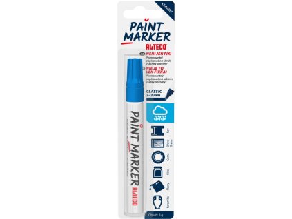 ALTECO permanentní popisovač Paint Marker Classic modrý