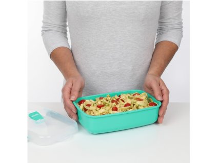 Sistema Krabička na ohřev jídla Microwave Rectangle 1,25 l, mix barev