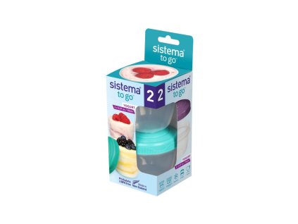 Sistema Sada 2 ks kelímků To Go Yogurt 150 ml