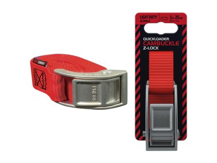 QUICKLOADER® Cambuckle Z-lock
800 kg • 3 m x 25 mm