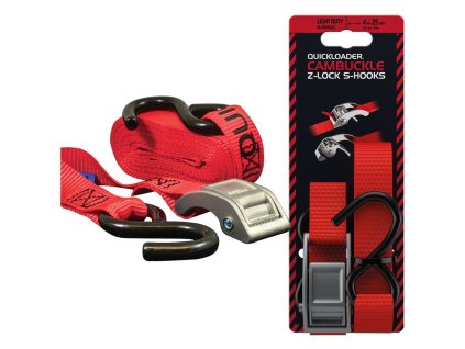 QUICKLOADER® Cambuckle Z-lock S-hooks
400 kg • 4 m x 25 mm