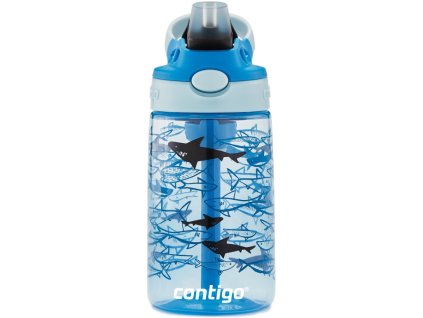 Contigo Dětská láhev Easy Clean 420 ml, Blue Sharks