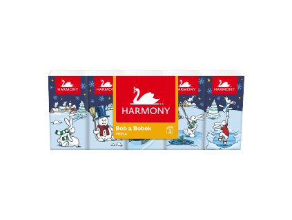 HARMONY kapesník(10x10/fol)3vr BobBobek