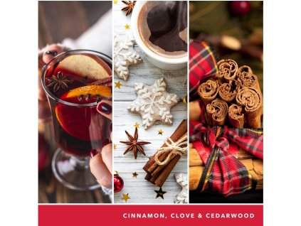 YANKEE CANDLE SPARKLING CINNAMON SIGNATURE STŘEDNÍ