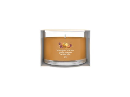 YANKEE CANDLE VOTIVNÍ SVÍČKA PLNĚNÁ VE SKLE GOLDEN PUMPKIN