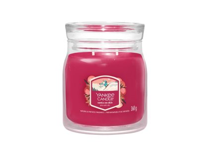 YANKEE CANDLE SANTA ON SKIS SIGNATURE STŘEDNÍ