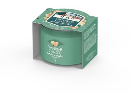 YANKEE CANDLE VOTIVNÍ SVÍČKA PLNĚNÁ VE SKLE HOLIDAY WINTERFEST
