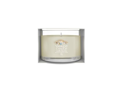YANKEE CANDLE VOTIVNÍ SVÍČKA PLNĚNÁ VE SKLE VANILLA FLURRIES