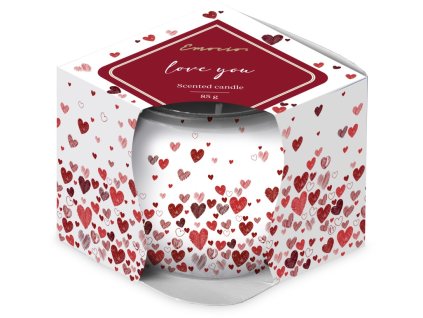 Emocio dekorativní svíčka 70x62 mm – Love You