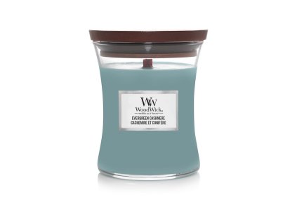 Woodwick Evergreen Cashmere váza střední