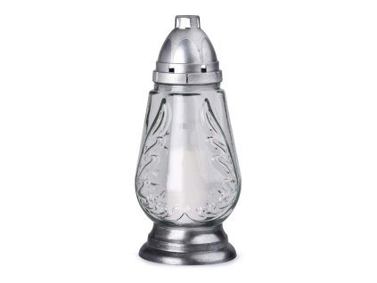 Hřbitovní sklo 28 cm vklad 120g 45h.