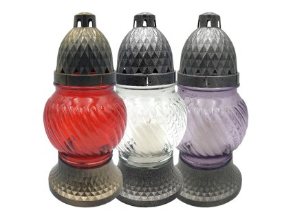 Hřbitovní sklo 22cm vklad 40g 12h. mix barev