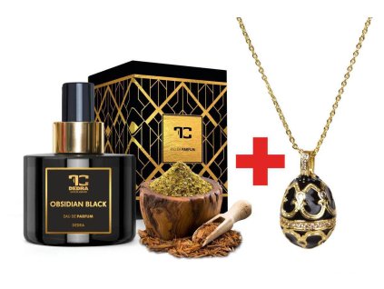 OBSIDIAN BLACK | Eau de Parfum (EDP) + náhrdelník ZDARMA | 100 ml