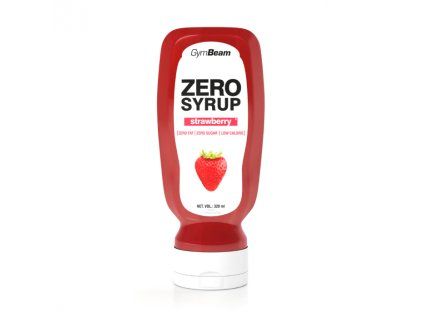 zero syrup strawberry 320 ml gymbeam
