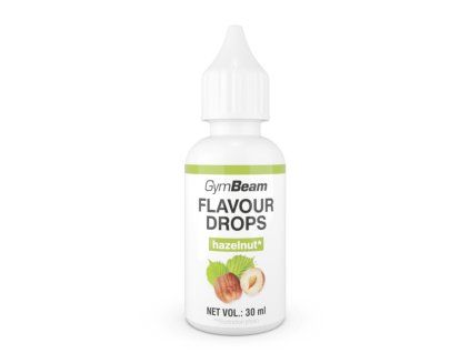 flavor drops hazelnut 30 ml gymbeam 1