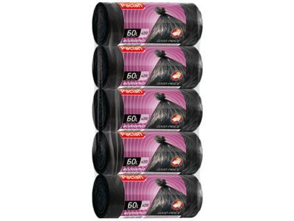 Paclan Standard Pytle na odpad 60 l 5 x 20 ks