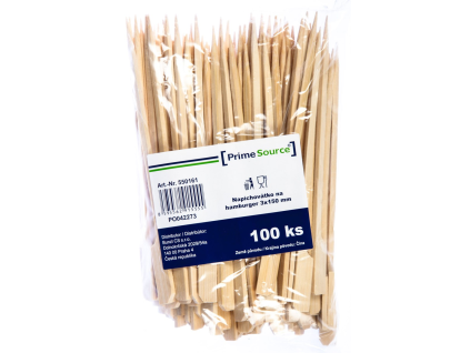 PrimeSource Hamburger napichovací bambusový 100 ks