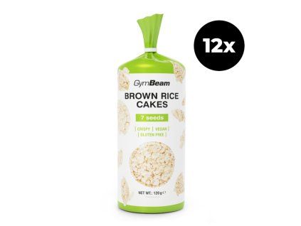 brown rice cakes 7 seeds 12x120 g gymbeam