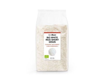 bio white short rice mockup