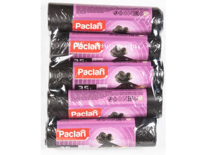Paclan Standard Pytle na odpadky 35 l 5 x 20 ks