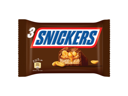 SNICKERS tyčinka 3pack 150 g
