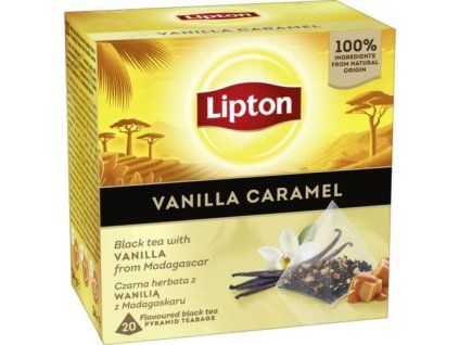 Lipton black pyramid vanilla caramel @20x1,7g