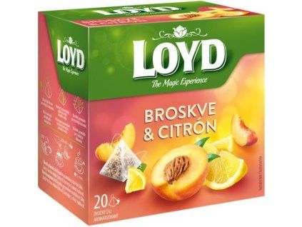 Loyd Tea pyramida broskve +citrón 40g