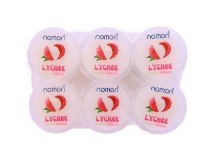 NOMORI lychee pudding with nata de coco 72g