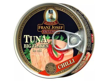 FJK tuňák steak v oleji s chilli 170g