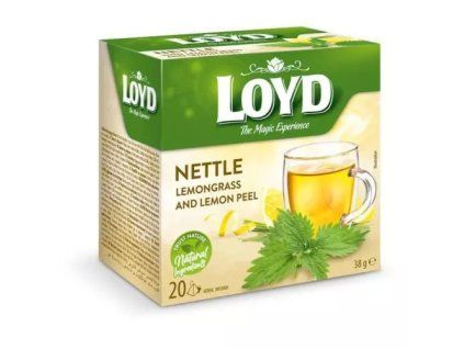 Loyd Tea pyramida kopřiva s citrónem 38g