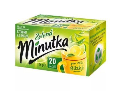 Minutka zelený čaj citron +limetka 28g