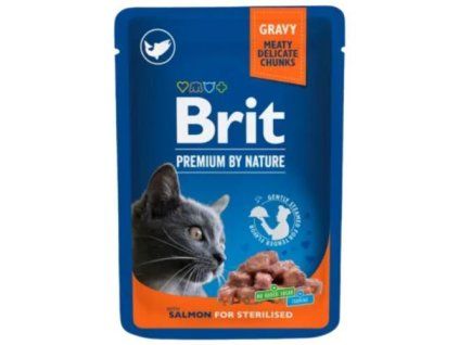 Brit Premium kapsičky salmon for sterilised 100g