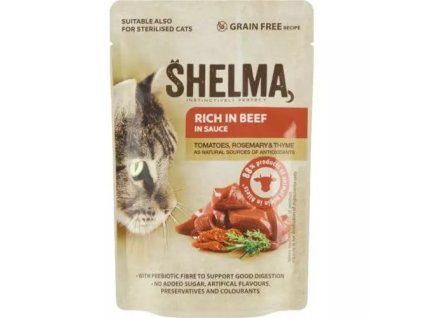 Shelma kapsička hovězí rajčata +bylinka k 85g