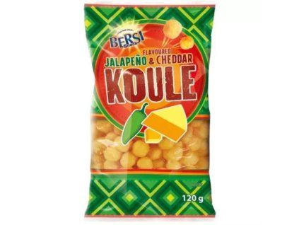 Bersi snack jalapeňo a čedar koule 120g