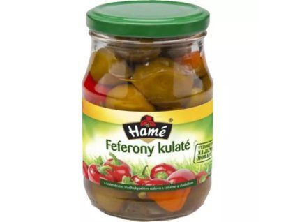 Hamé feferony kulaté 320g