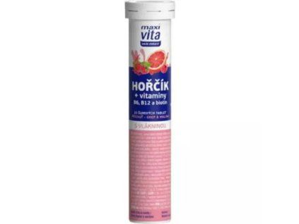 Maxi vita šumivé tablety hořčík vitaminy b 80g