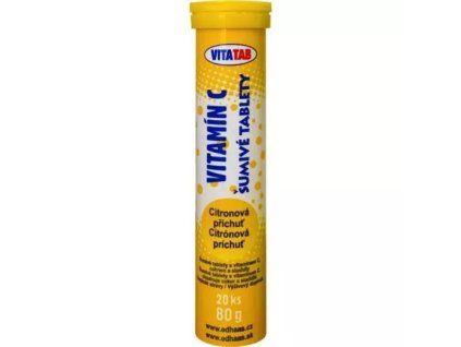 Vitatab šumivé tabletky vitamín c 80g