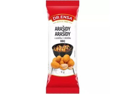 Dr.Ensa arašídy v těstíčku s příchutí barbecue 50g