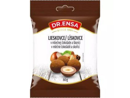 Dr.Ensa lísková jádra v mléčné čokoládě 80g