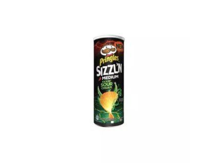 Pringles sizzling kicking sour cream 160g