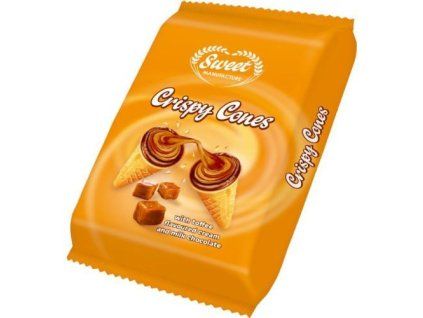 JIW crispy cones toffee flavoured cream 130g