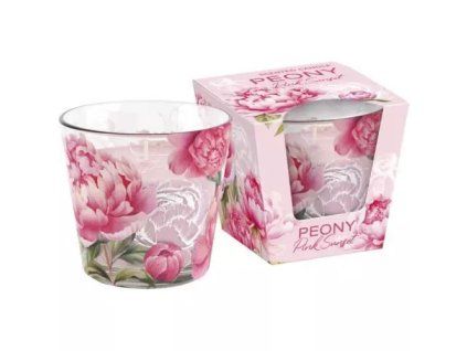 Bartek svíčky peony pink sunset 115g