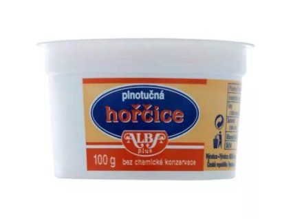 Alba hořčice plnotučné kelímek 100g